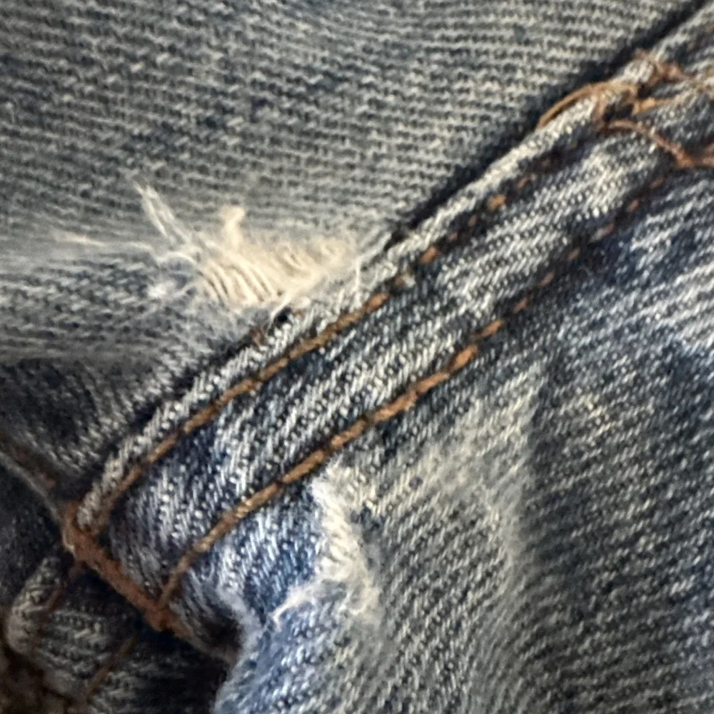 Levis 501 Jeans Mens 36x29 Blue Denim‎ Pants Button Fly Straight Classic #743